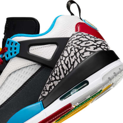 Jordan Spizike Low top Vintage Basketball Shoes Men's Black White - View 8