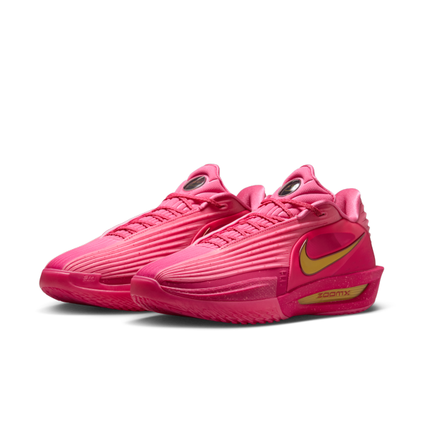 Nike GT Cut 3 Turbo Abrasion Resistant Low top Basketball Shoes Men's Pink - View 5