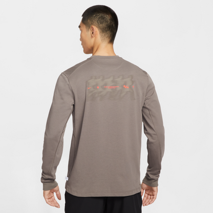 Nike Primary Quick Dry T Shirts Men's Light Gray - View 2