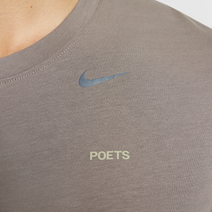 Nike Primary Quick Dry T Shirts Men's Light Gray - View 4