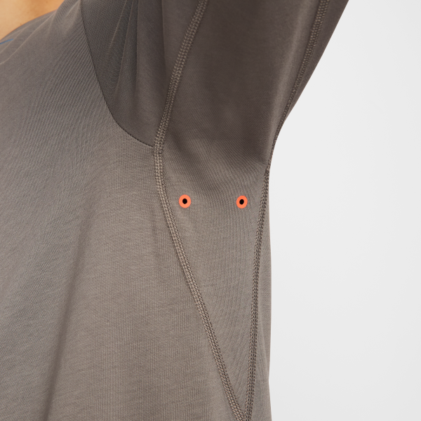 Nike Primary Quick Dry T Shirts Men's Light Gray - View 5