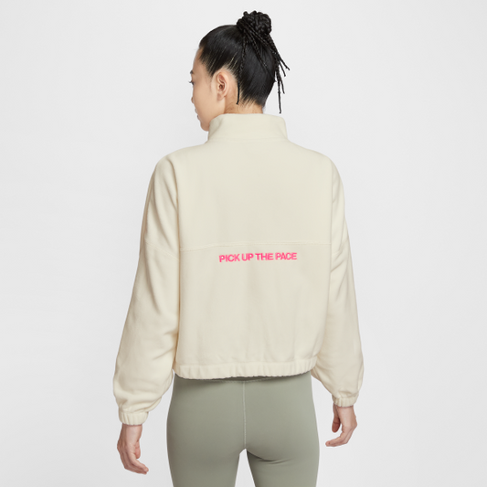 Nike PICK UP THE PACE Sweatshirt Women's Light Yellow - View 2