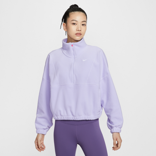 Nike Sweatshirts Women's Purple Stand Collar Moderate - View 1