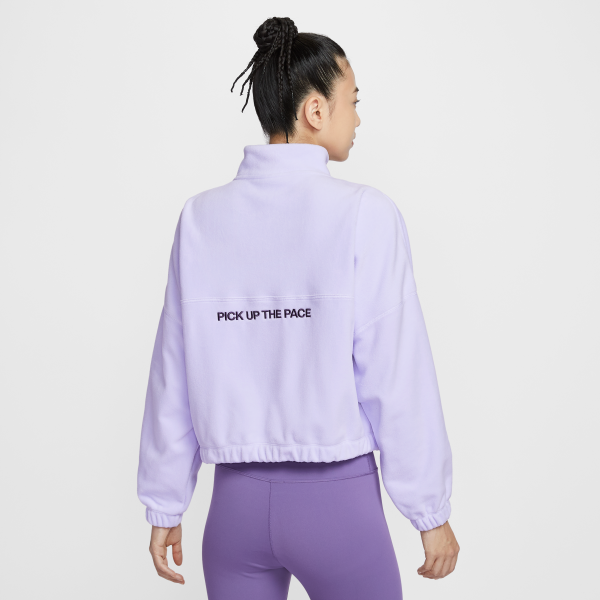 Nike Sweatshirts Women's Purple Stand Collar Moderate - View 2