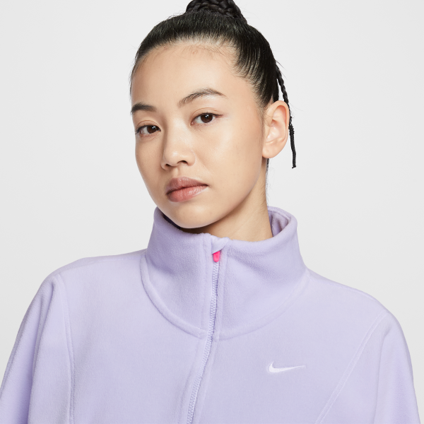 Nike Sweatshirts Women's Purple Stand Collar Moderate - View 3