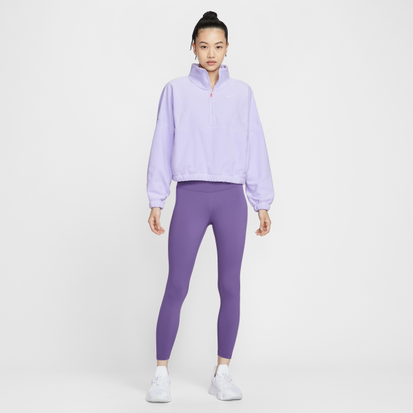 Nike Sweatshirts Women's Purple Stand Collar Moderate - View 7