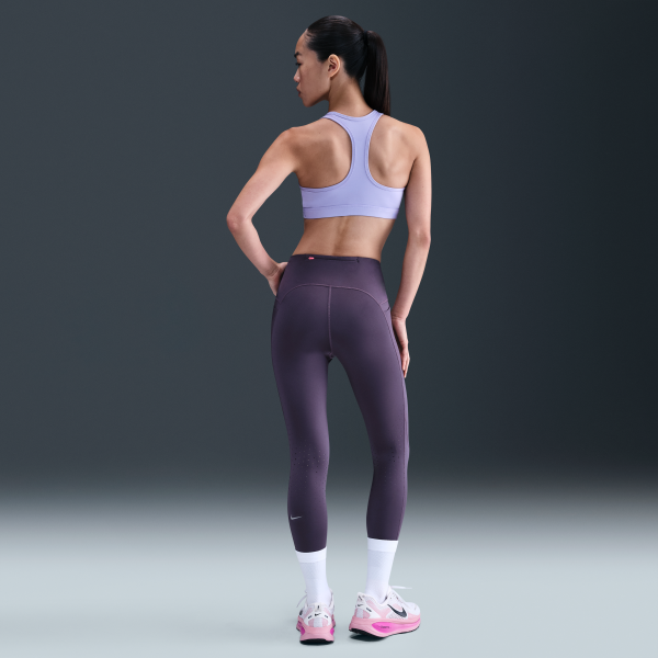 Nike Sports Pants Women's Purple Black Moderate - View 4