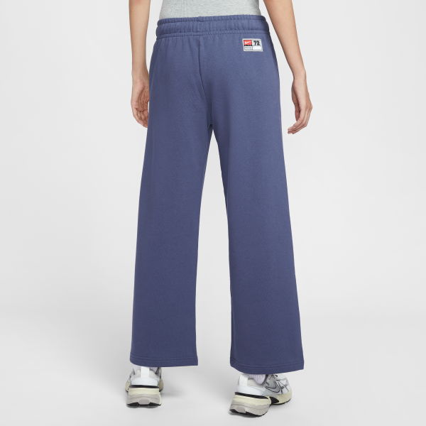 Nike Club NSW FLC PANT WIDE Casual Pants Women's Blue - View 2