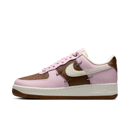 Nike Air Force 1 Leather Low top Skateboard Shoes Women's - View 1