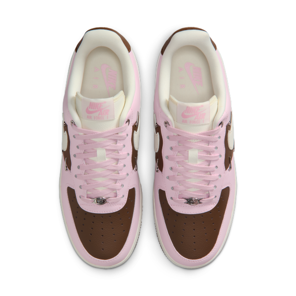 Nike Air Force 1 Leather Low top Skateboard Shoes Women's - View 4