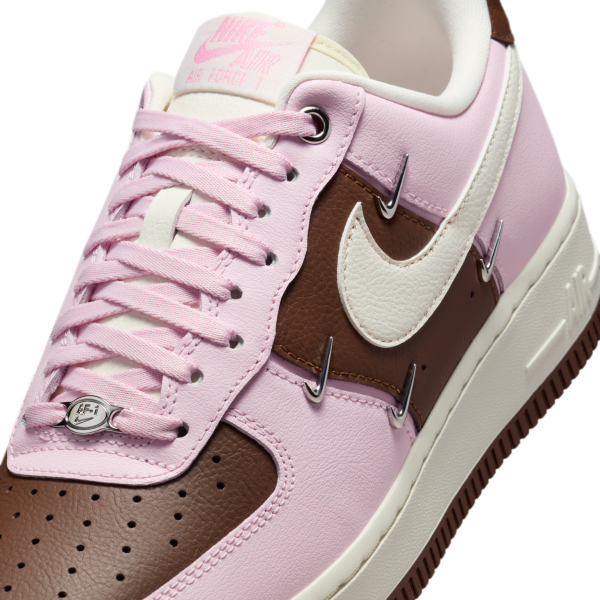 Nike Air Force 1 Leather Low top Skateboard Shoes Women's - View 7