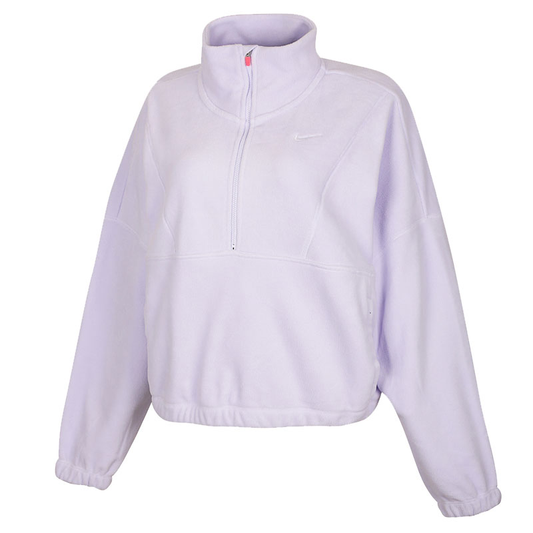 Nike Sweatshirts Women's Purple Stand Collar Moderate