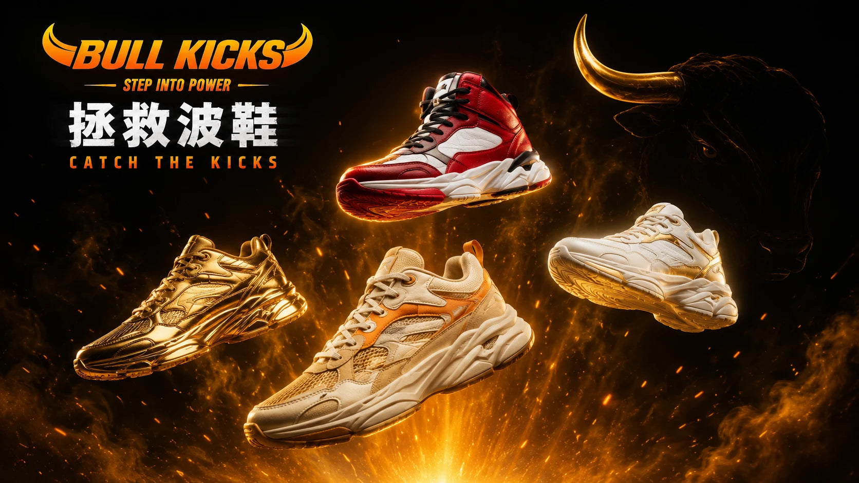 拯救波鞋 Catch the Kicks — Bull Kicks game banner