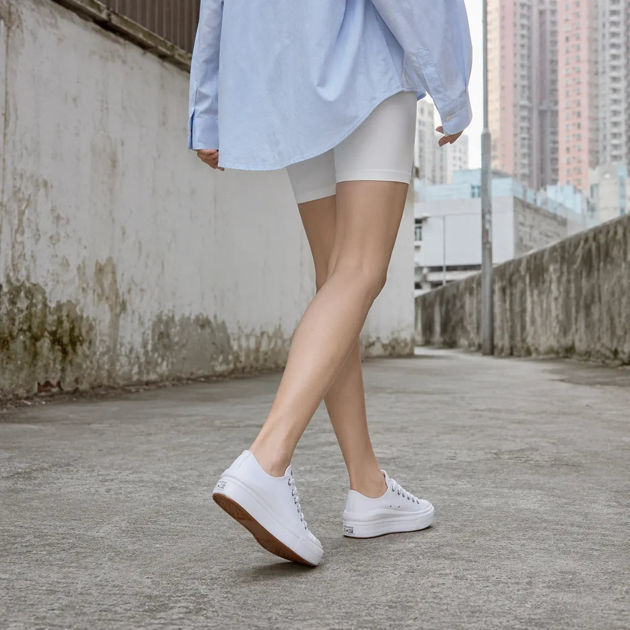 Converse All Star Move Low White — Rescued #1