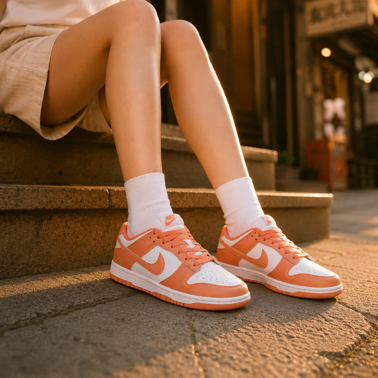 Nike Dunk Low Light Wild Mango — Rescued #2