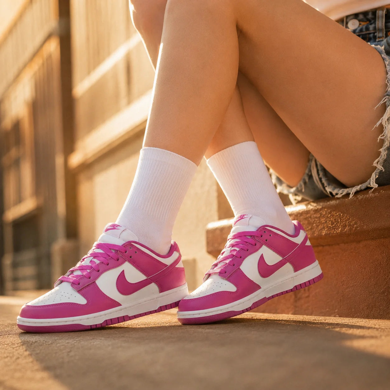Nike Dunk Low Next Nature Hot Fuchsia — Rescued #1