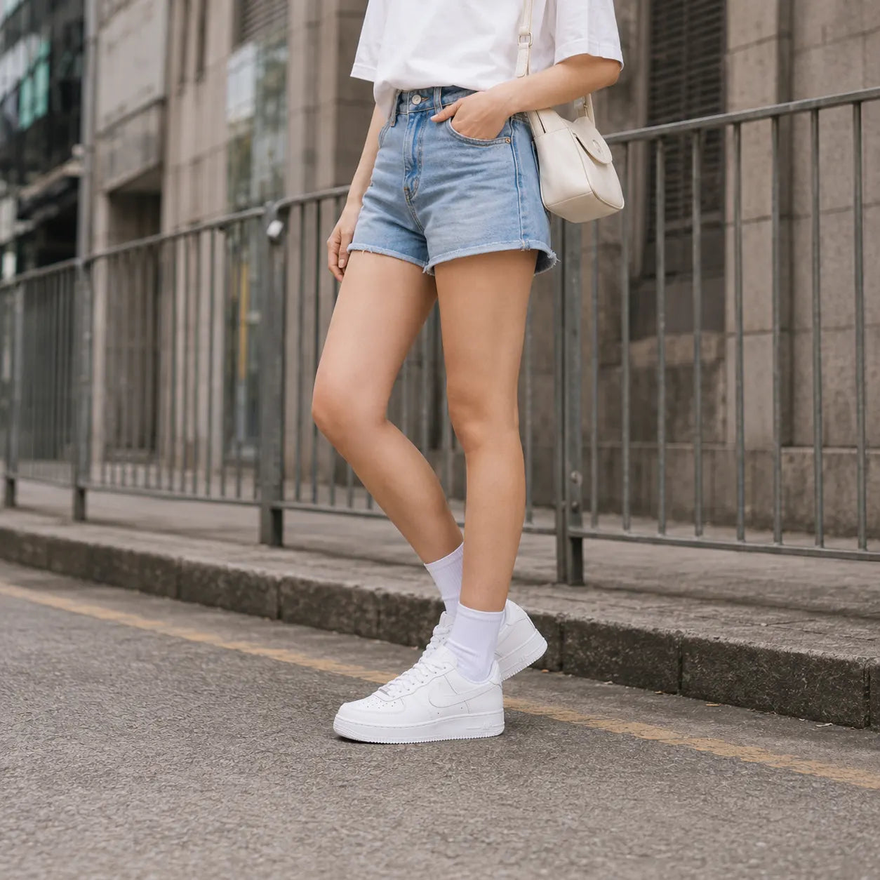 Nike Air Force 1 '07 'Triple White' (W) — Rescued #1