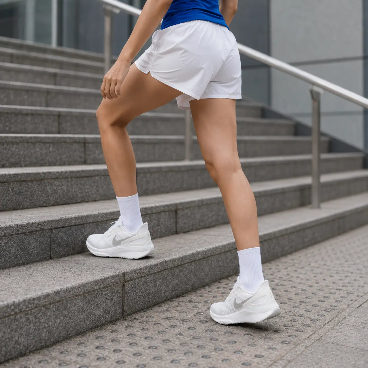 Nike Zoom Structure 25 White Metallic Silver — Rescued #1