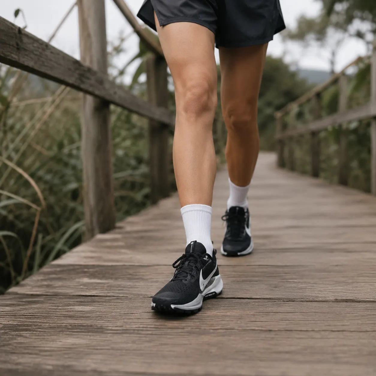 Nike React Pegasus Trail 5 Black Anthracite Wolf Grey White — Rescued #1