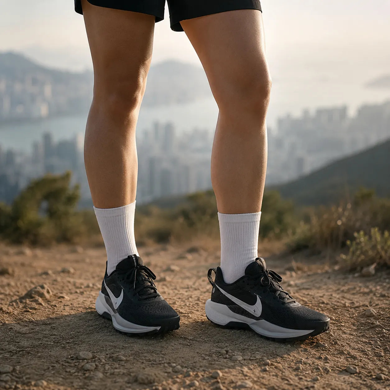 Nike React Pegasus Trail 5 Black Anthracite Wolf Grey White — Rescued #1