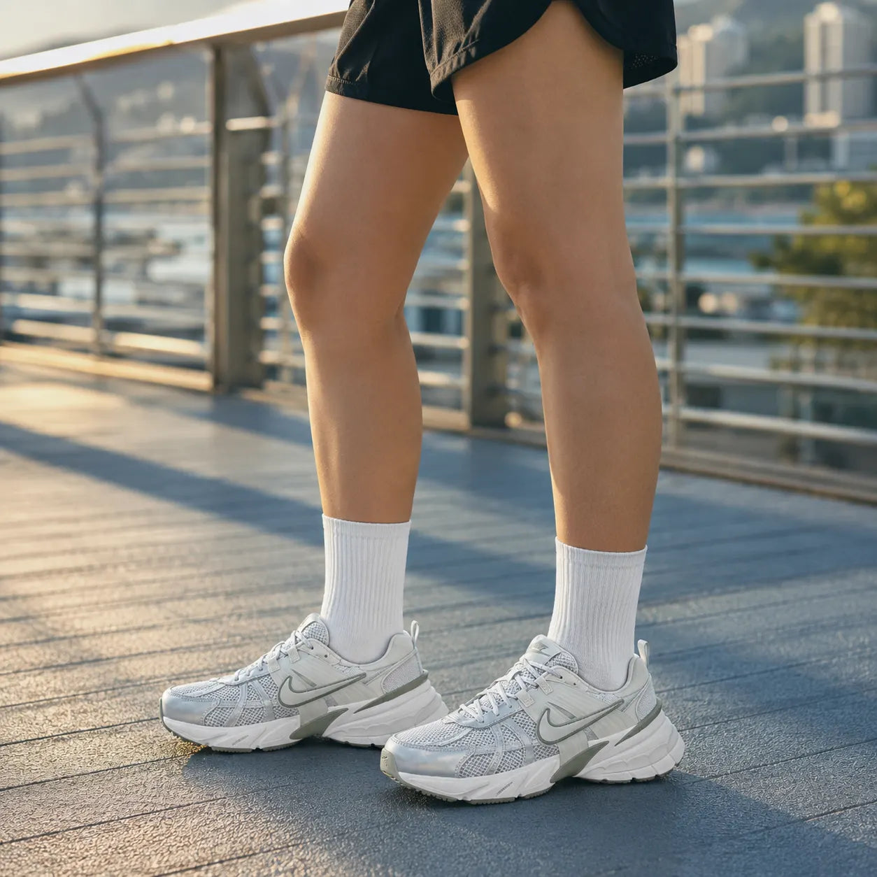 Nike V2K Run Photon Dust Light Silver — Rescued #1