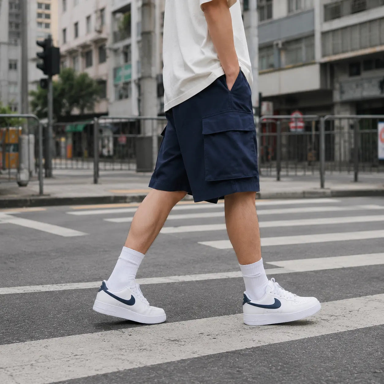 Nike Air Force 1 Low top Skateboard Shoes White — Rescued #1