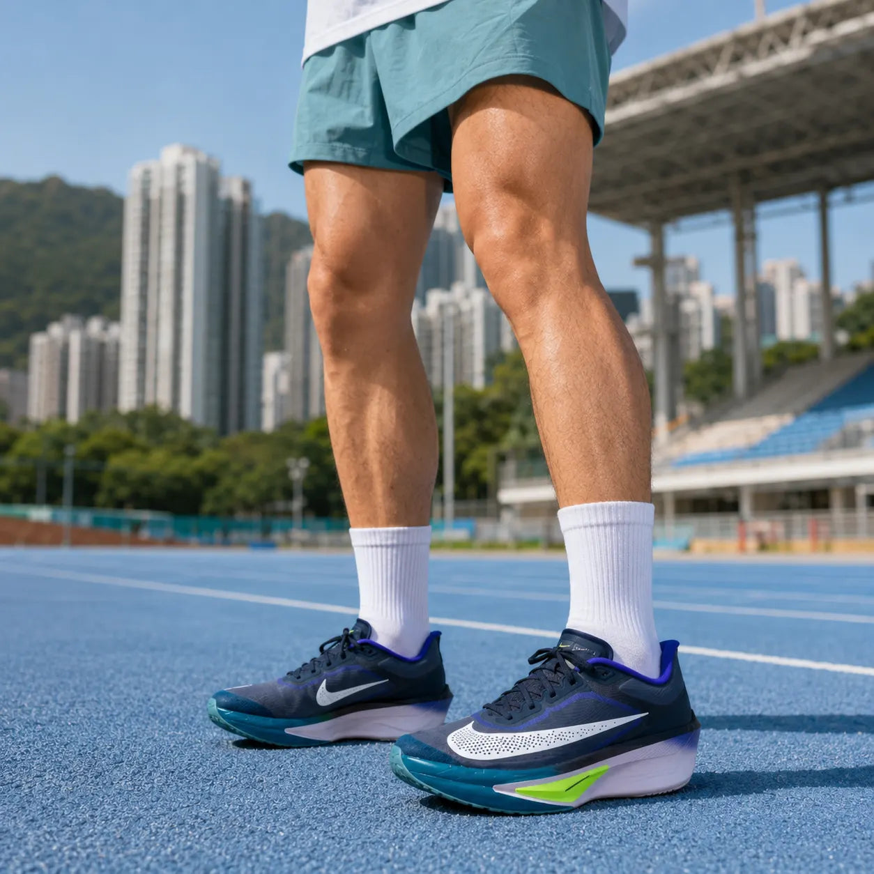 Nike Zoom Fly 6 ZoomX Foam Casual Marathon Running Shoes Blue White — Rescued #1