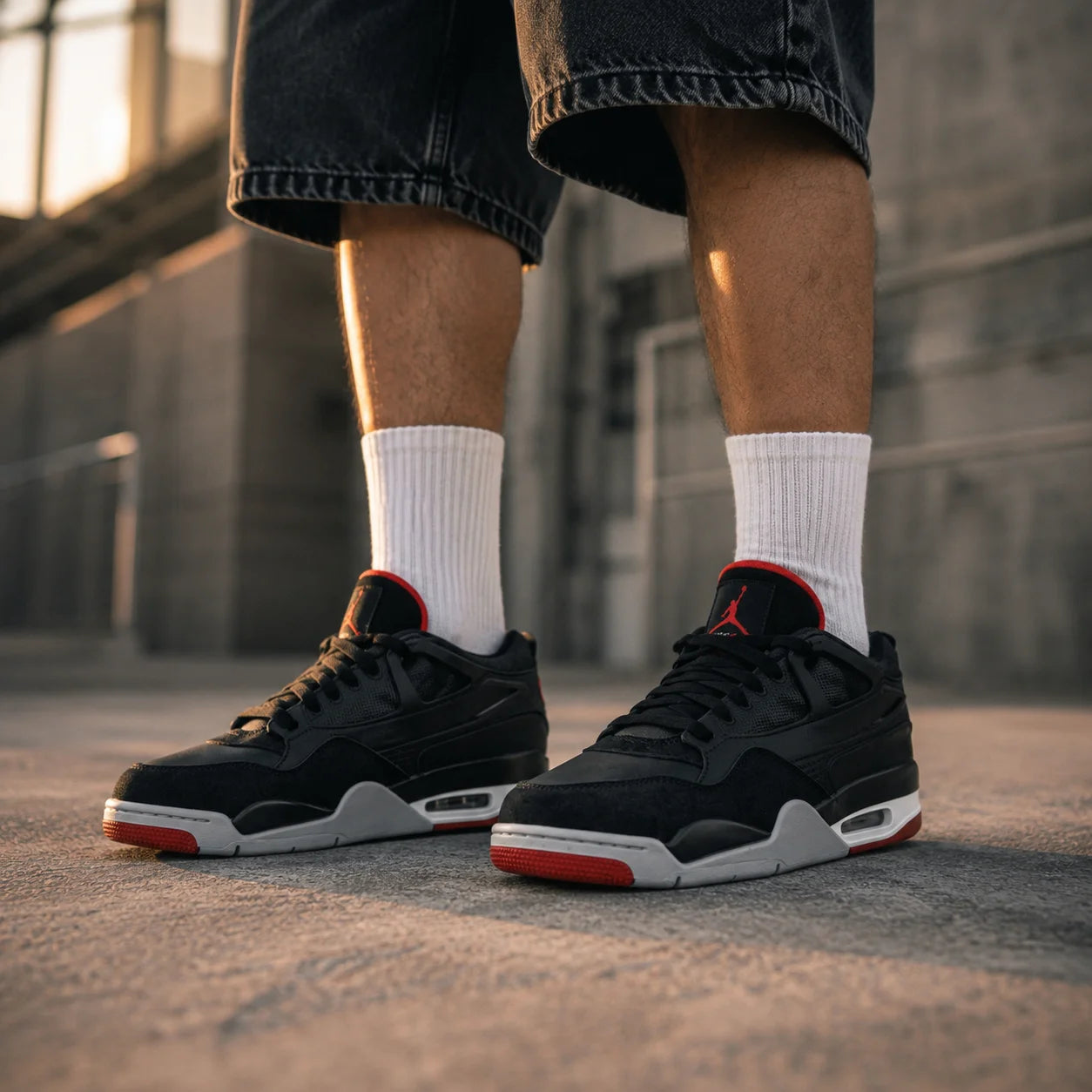 Jordan 4 Rm Black Cement — Rescued #1