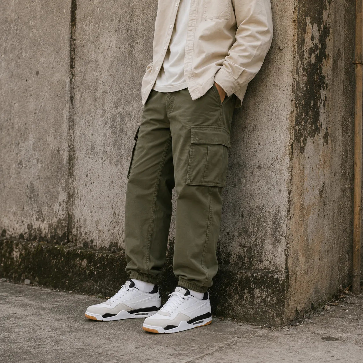 Jordan 4 Rm Military Black — Rescued #1