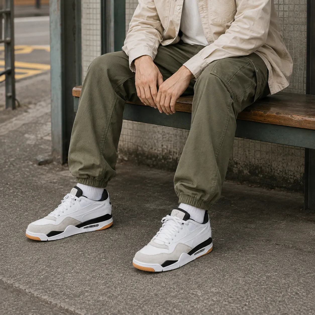 Jordan 4 Rm Military Black — Rescued #1