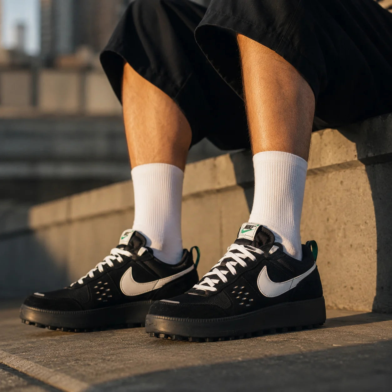Nike C1TY Low top Casual Shoes Black — Rescued #1