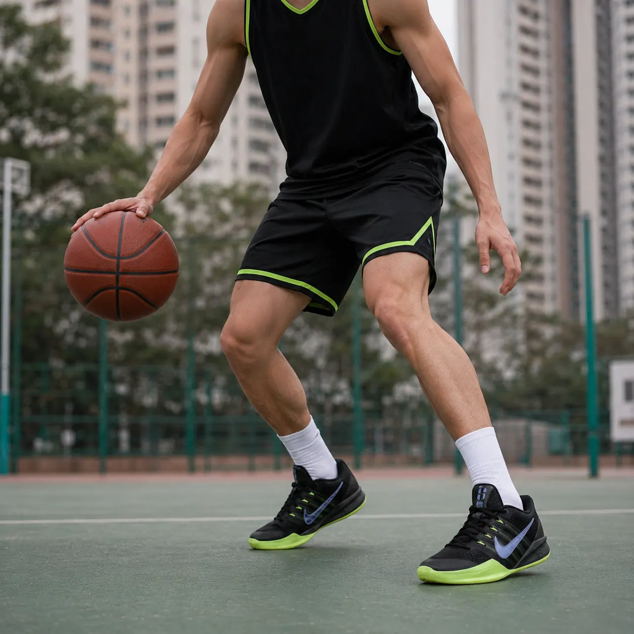 Nike Sabrina 3 Support Grip Rebound Support Rebound Grip Basketball Shoes Black Green — Rescued #1