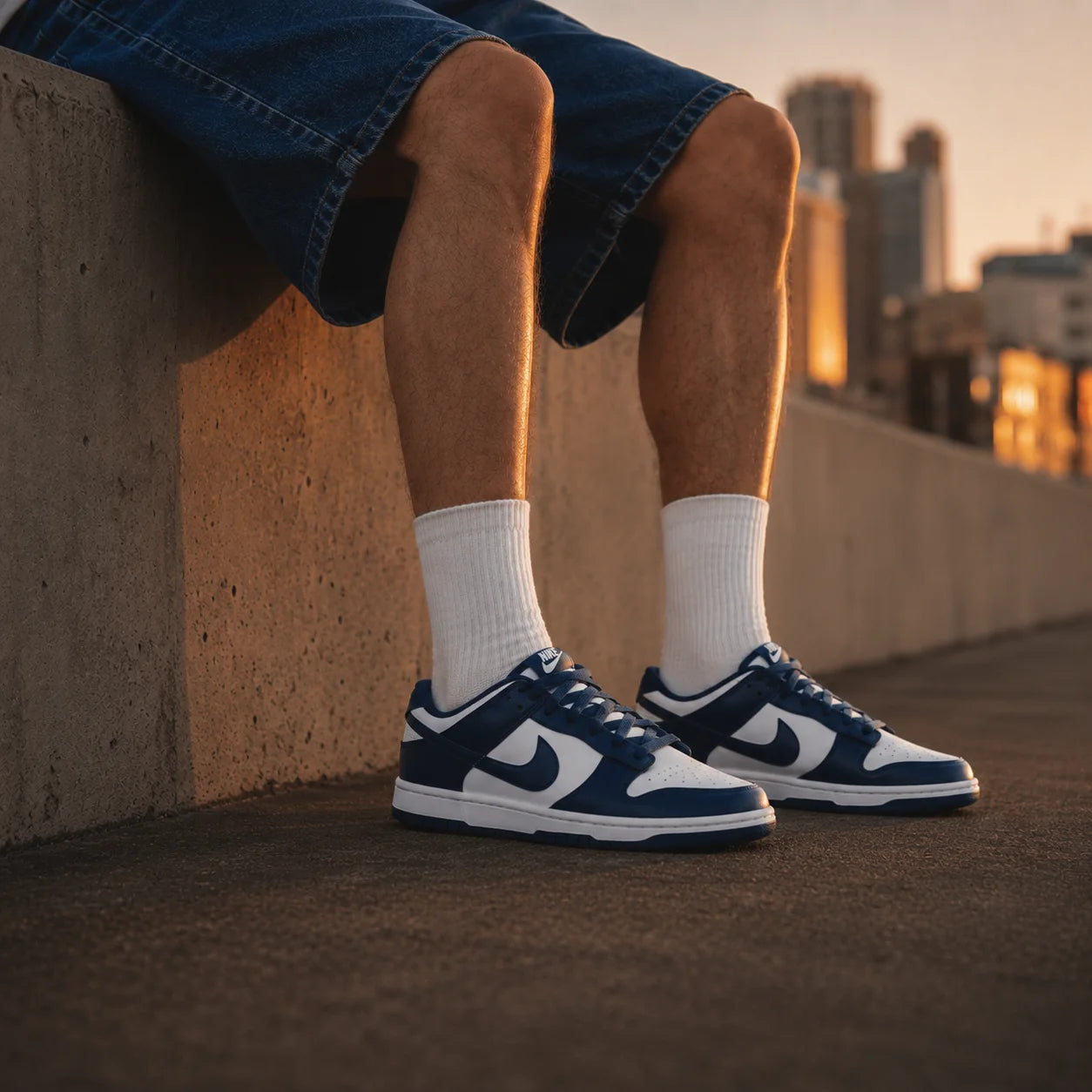 Nike Dunk Low Retro 'White/Midnight Navy' — Rescued #1