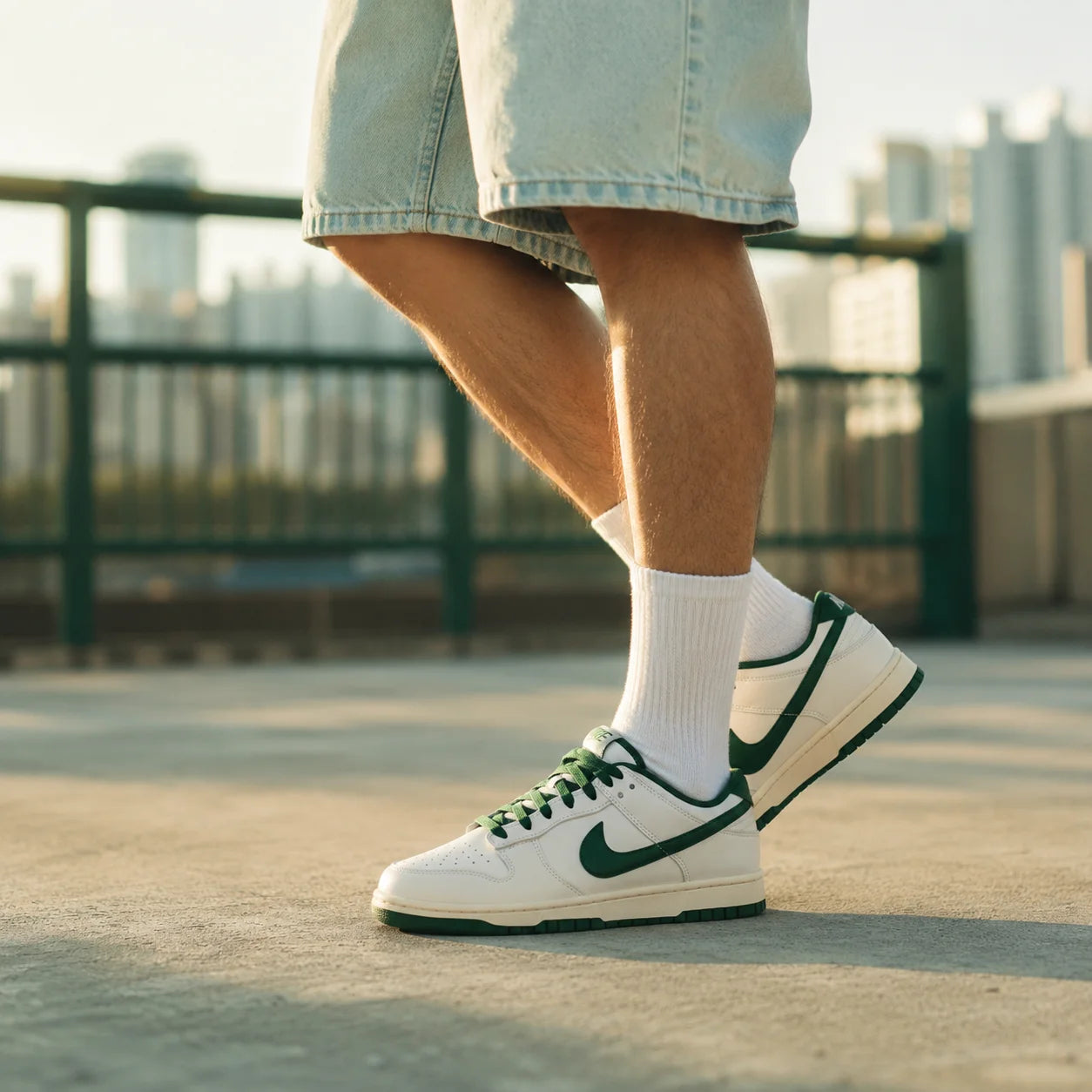 Nike Dunk Synthetic Leather Low top Skateboard Shoes White — Rescued #1