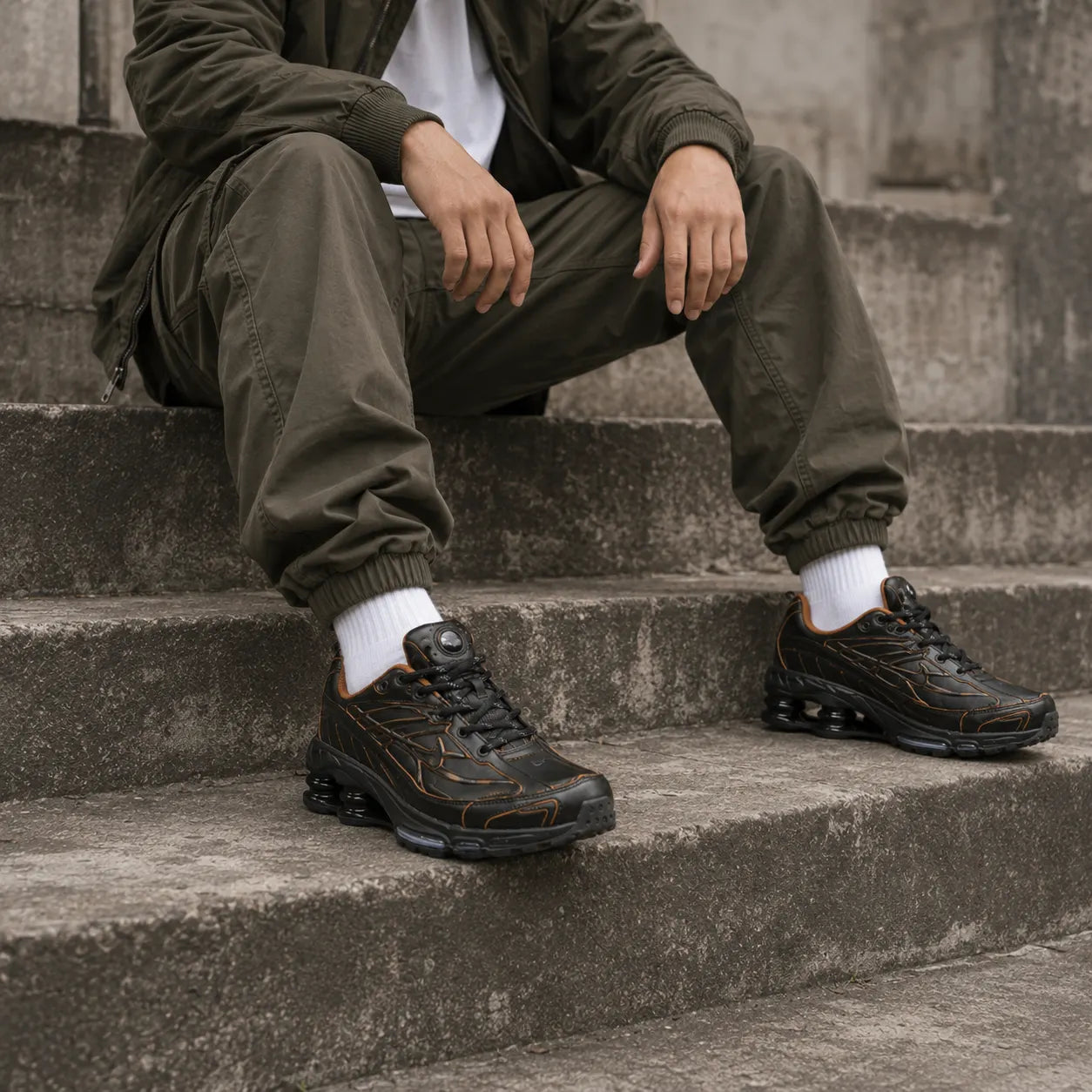 Nike Shox Ride 2 Premium 'Black/Lt British Tan' — Rescued #2