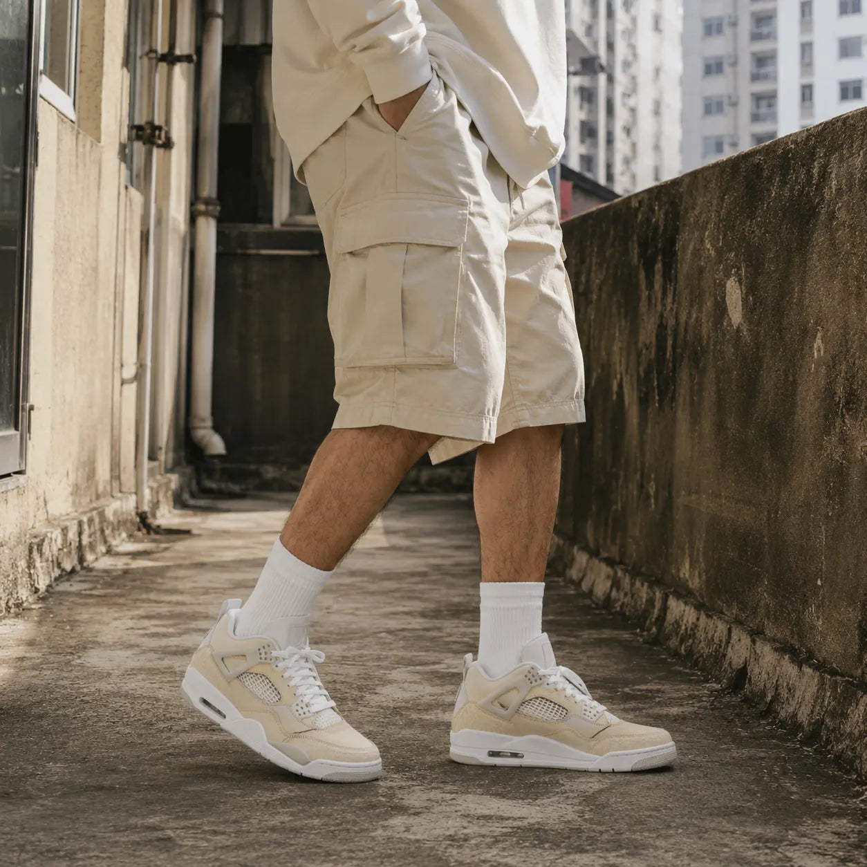 Jordan Spizike Low Sanddrift White — Rescued #1