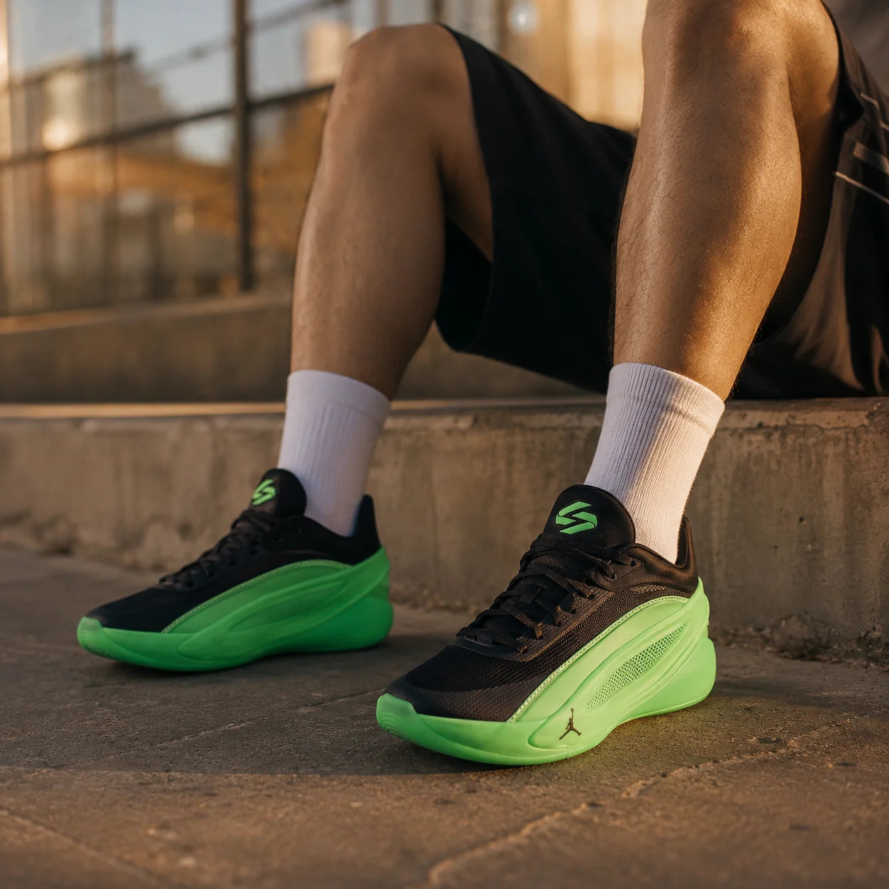 Jordan LUKA 5 Basketball Shoes Green Black — Rescued #1