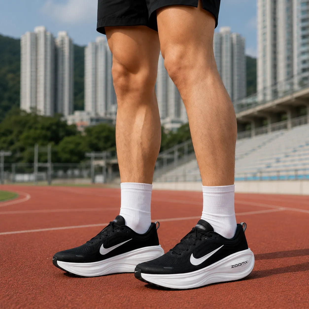 Nike Vomero Plus Black White — Rescued #1
