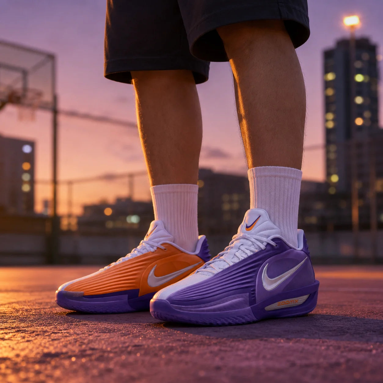 Nike GT Cut 3 Turbo Basketball Shoes Purple Orange — Rescued #1