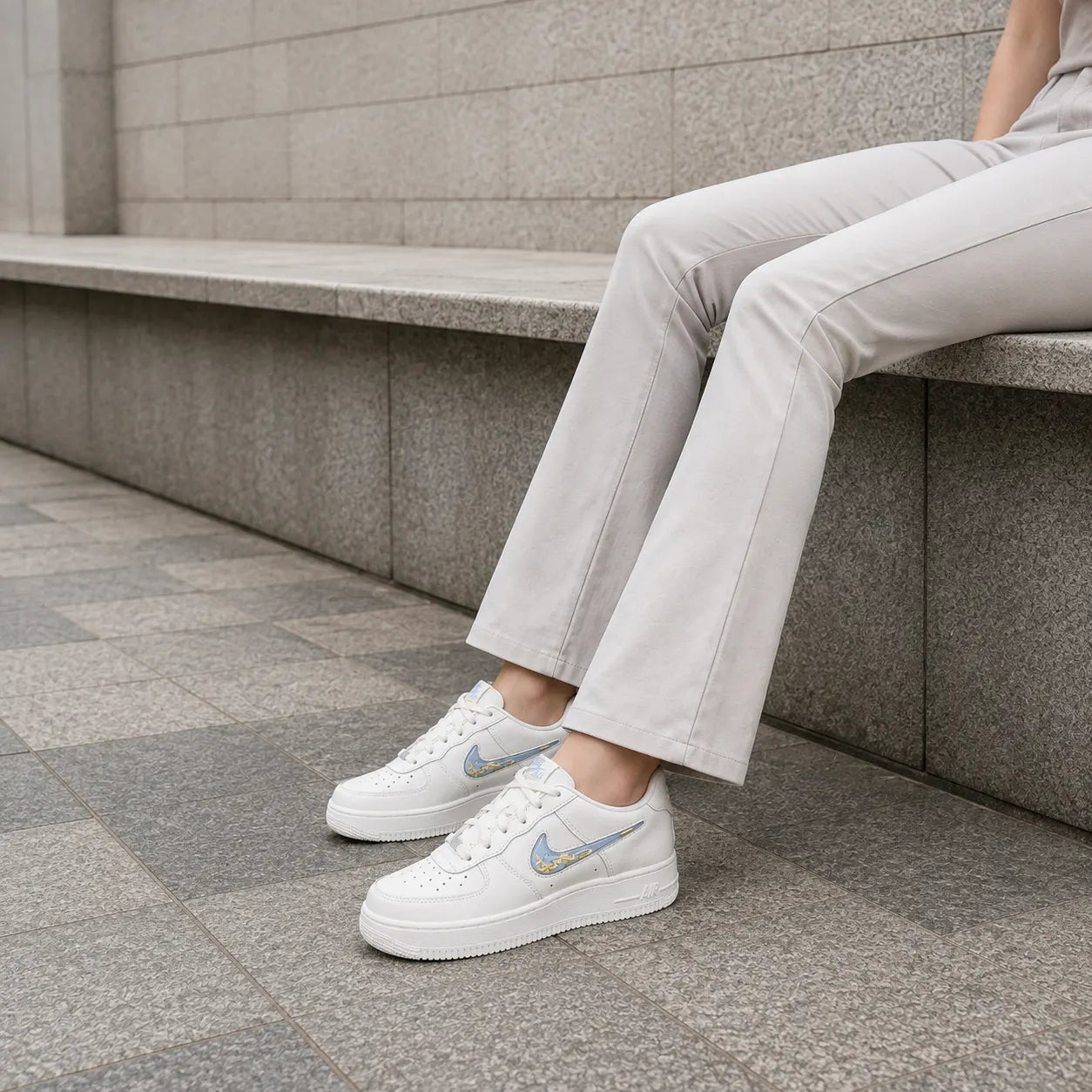 Nike Air Force 1 Lv8 3 Low top Skateboard Shoes White — Rescued #1
