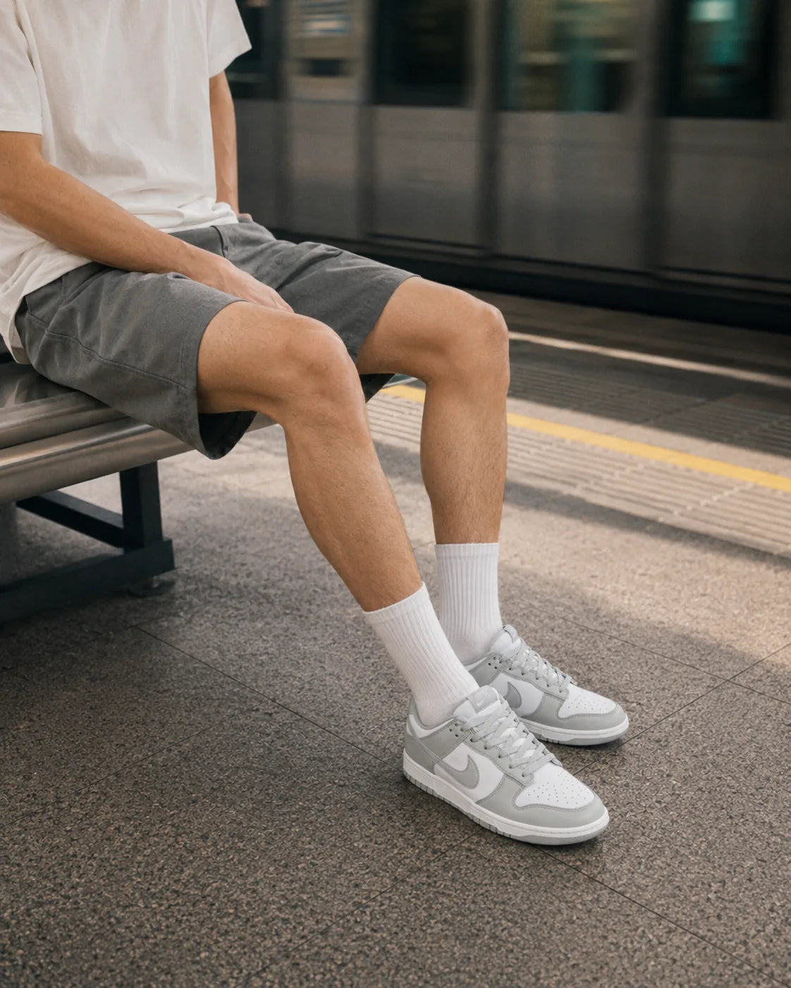 Nike Dunk Low Retro 'White/Light Smoke Grey' — Rescued #1