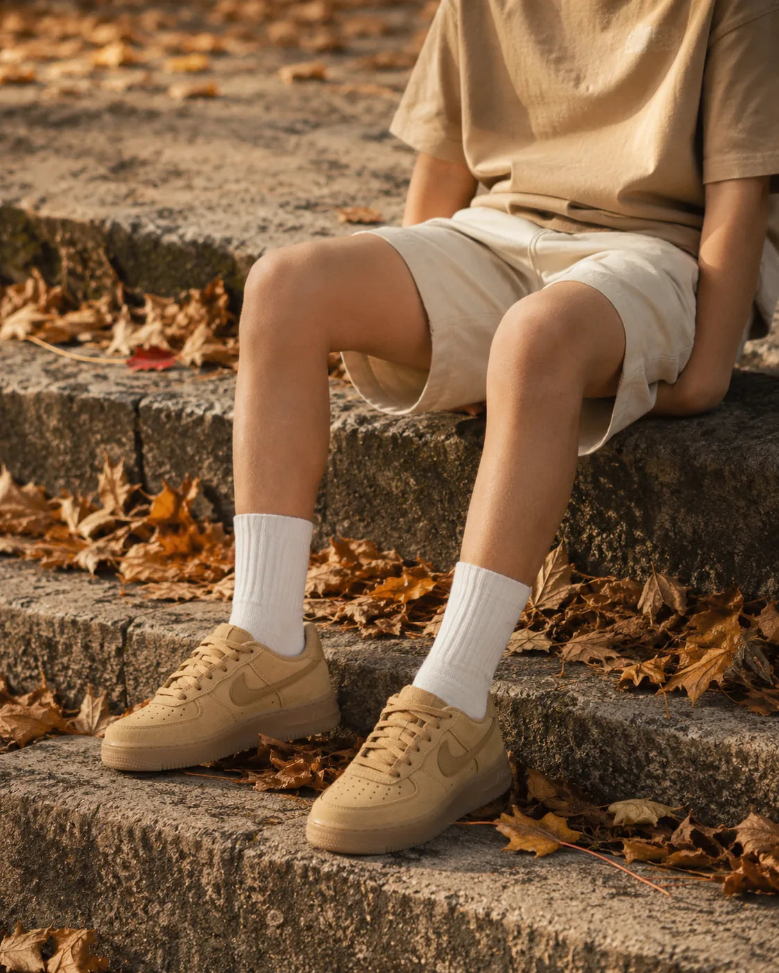 Nike Air Force 1 LV8 'Wheat' (GS) — Rescued #1