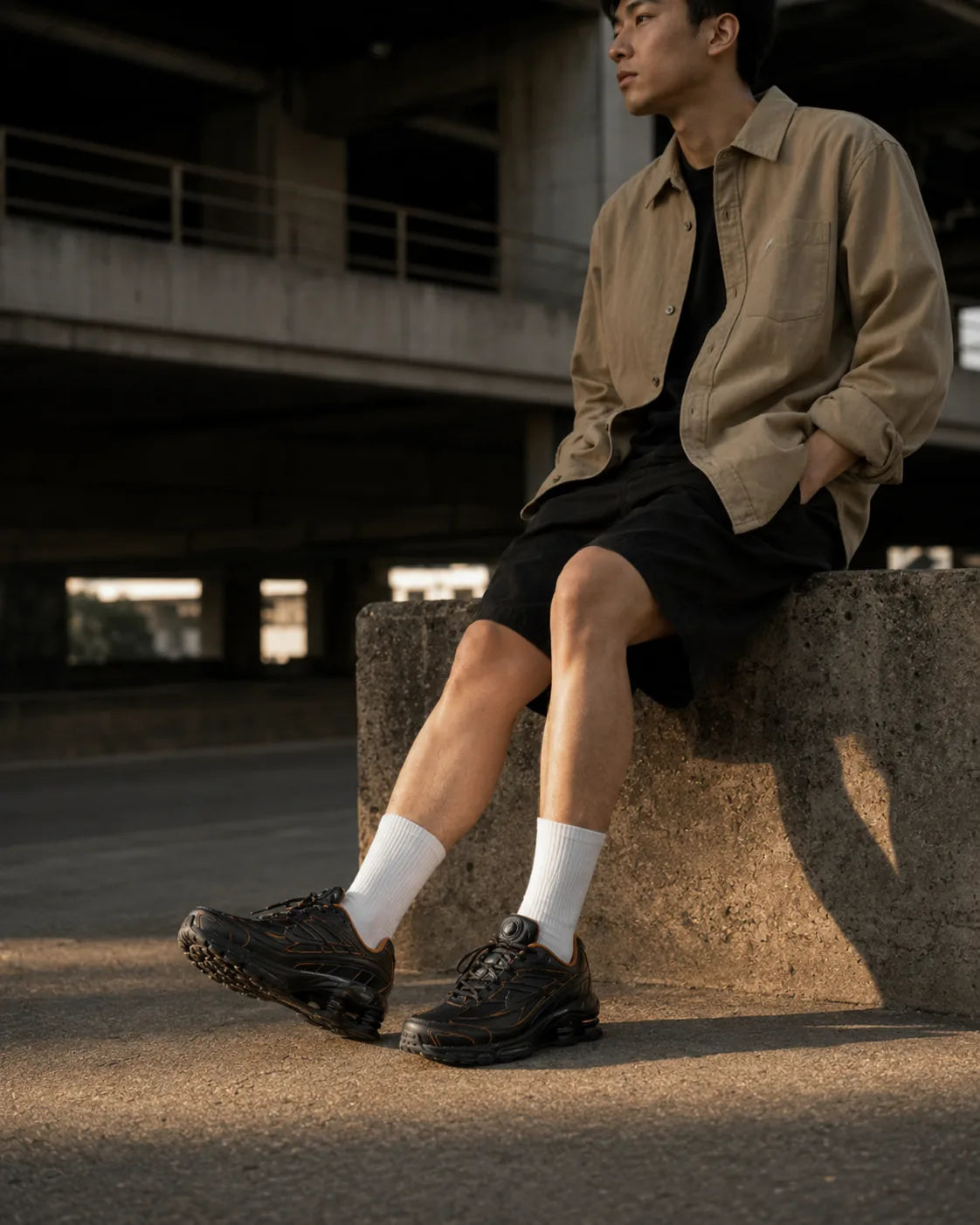 Nike Shox Ride 2 Premium 'Black/Lt British Tan' — Rescued #2