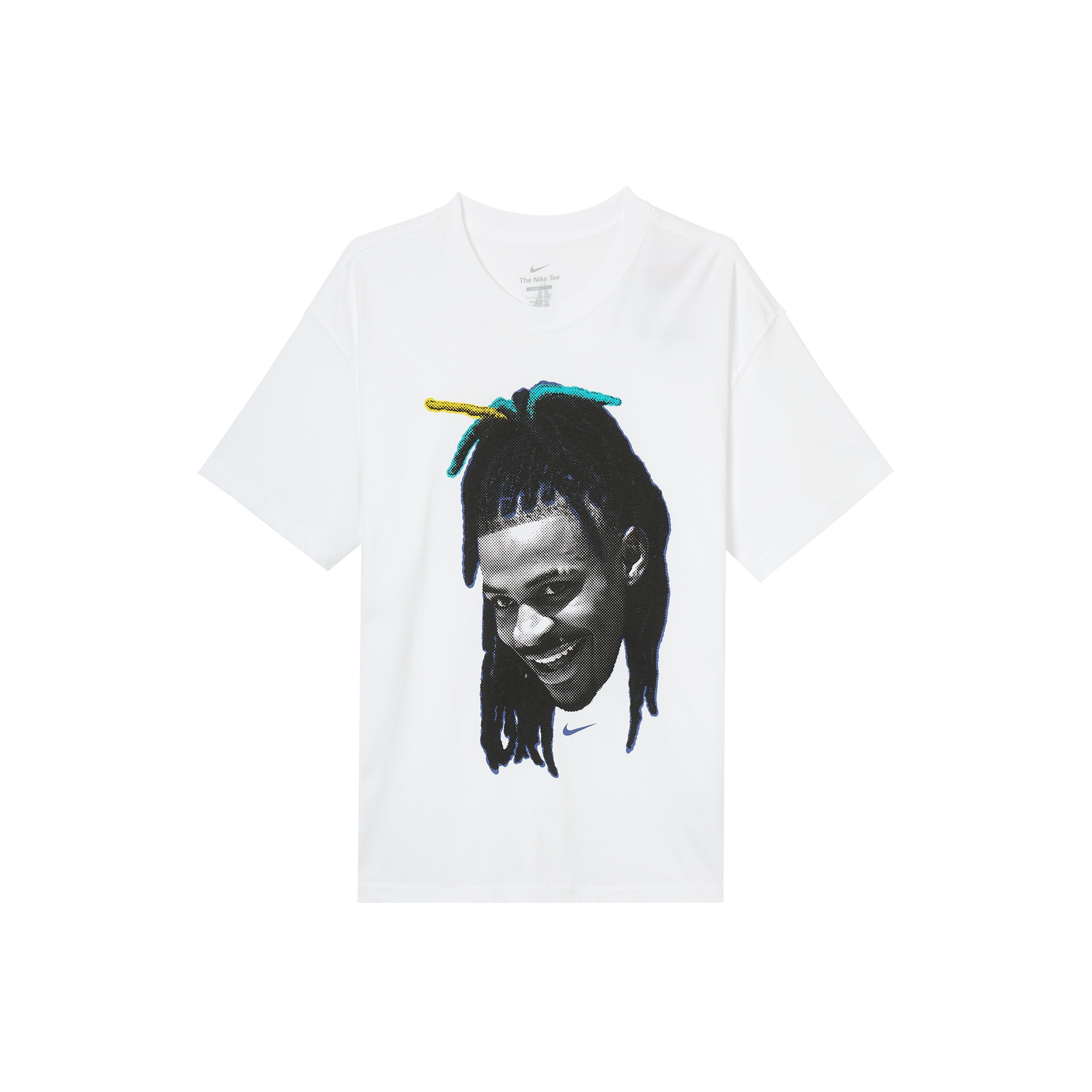 Nike Swoosh T Shirts White Crew Neck