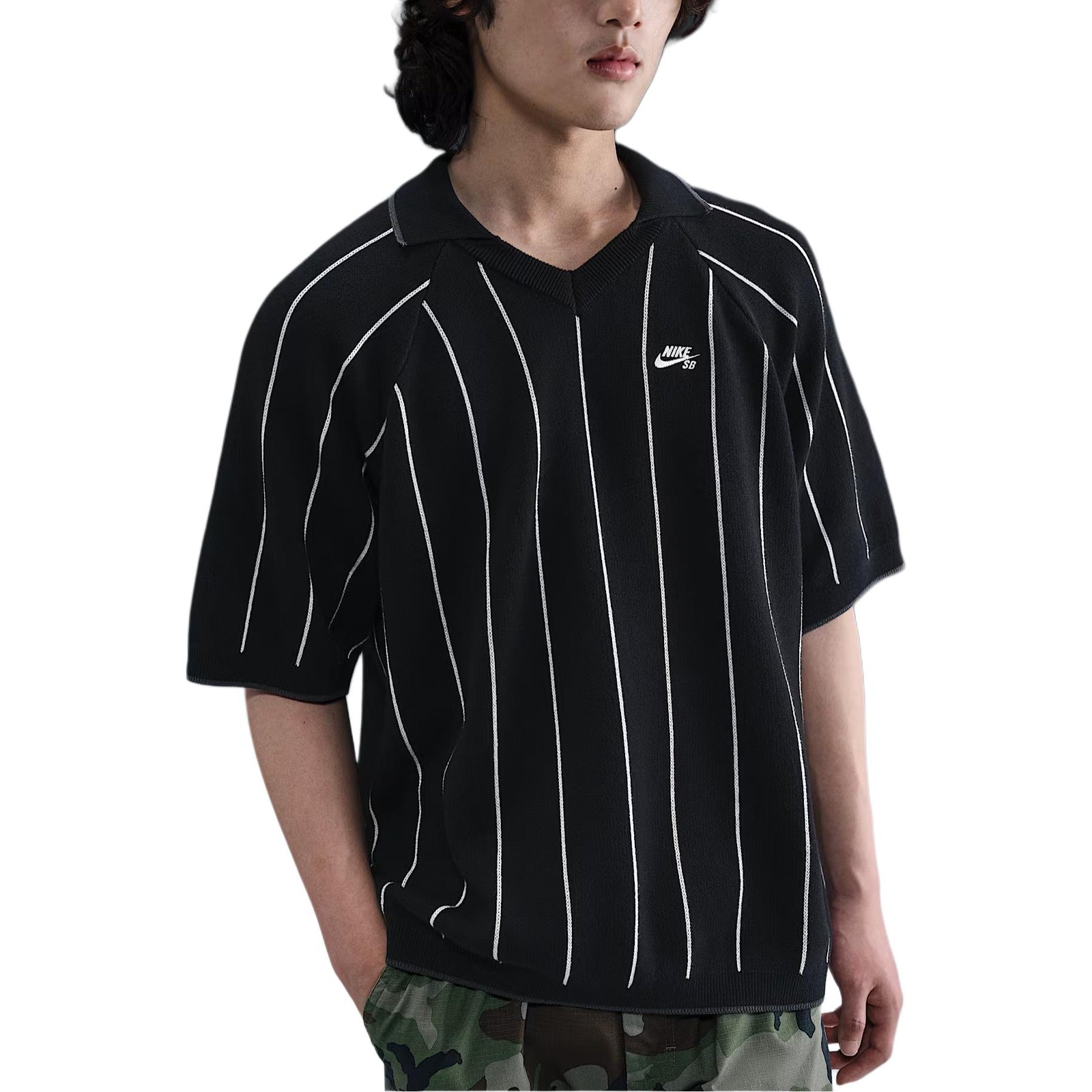Nike Sb Short Sleeved Polo Skate Sweater