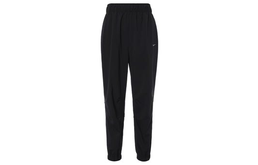 Nike Dry Fit Fast Women's Mid Rise 7/8 Warm Up Running Pants Black