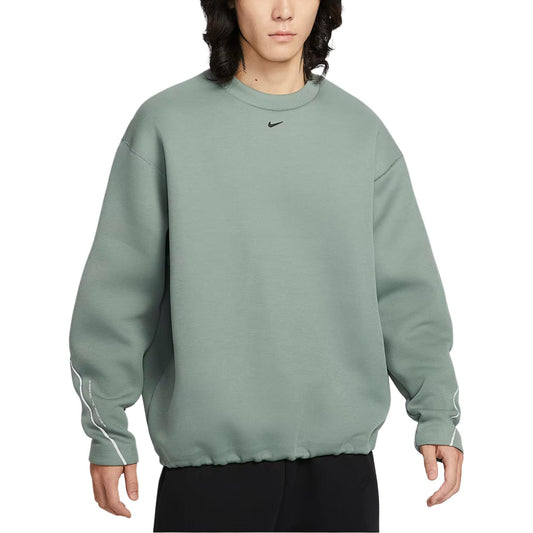 Nike Sweatshirts Men's Earth Green Crew Neck Moderate