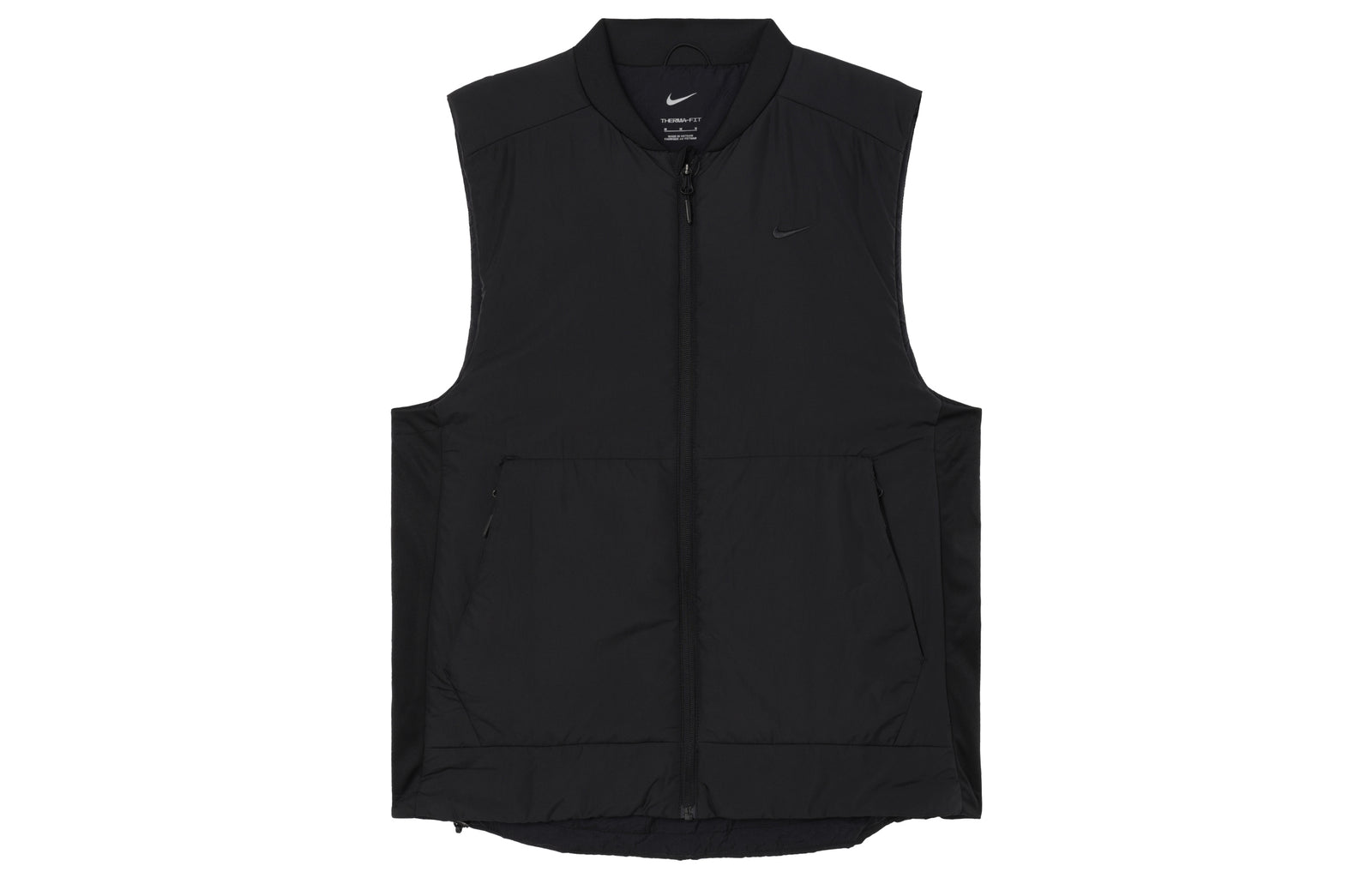 Nike Therma Vests Black Baseball Collar