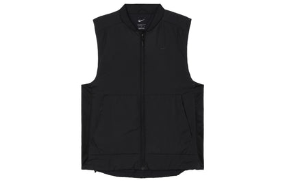 Nike Therma Vests Men's Black Baseball Collar Moderate Other