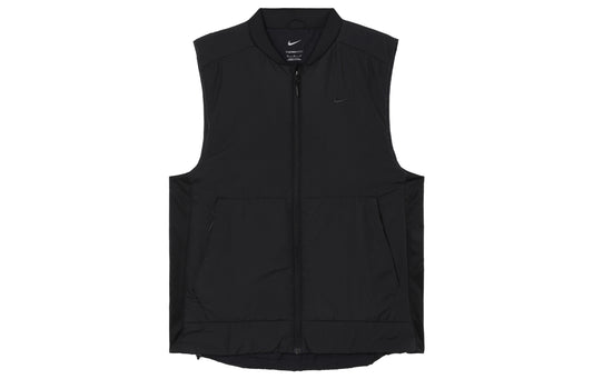 Nike Therma Vests Men's Black Baseball Collar Moderate Other